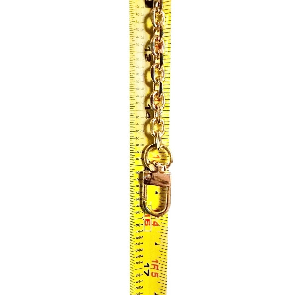 Authentic Louis Vuitton #320 Lock & Key Set on a 18K Gold Plated Chain Necklace - Picture 7 of 7